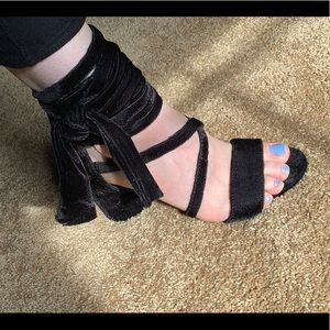 Jeffrey Campbell Velvet Faustino Sandals
